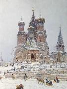 Nikolay Nikanorovich Dubovskoy Church of St. Basil oil painting
